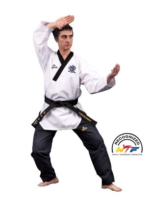 Poomsae Dobok "DAN" Man, Størrelse: 150 cm