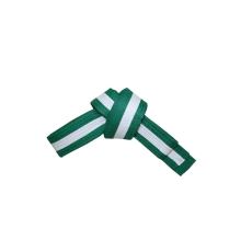 220 cm, Grønn m/Hvit stripe i midten