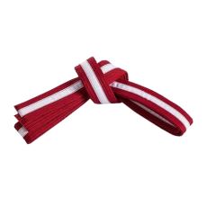 220 cm, Rød m/Hvit stripe i midten