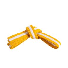 250 cm, Gult m/Hvit stripe i midten