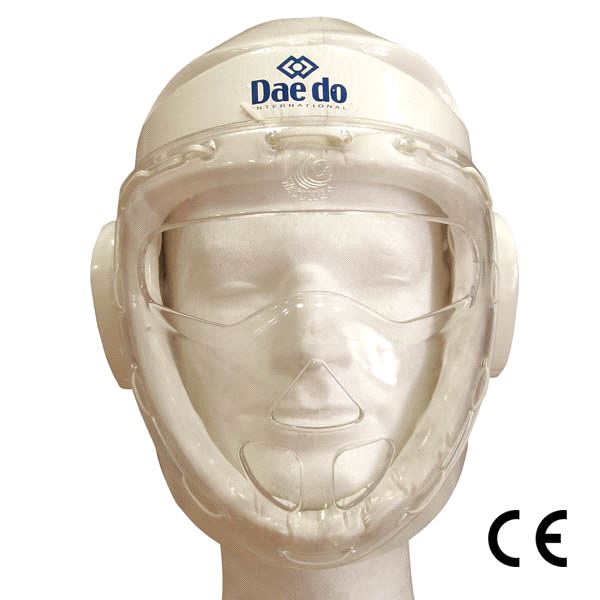 Fullkontakt hjelm i Skinn, Størrelse: L